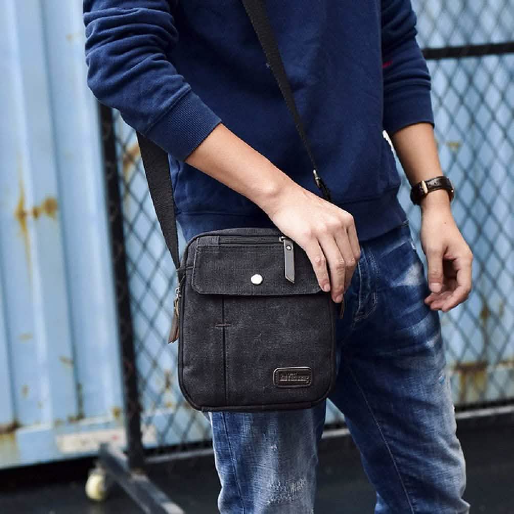 Canvas Travel Wallet Casual Messenger Bag