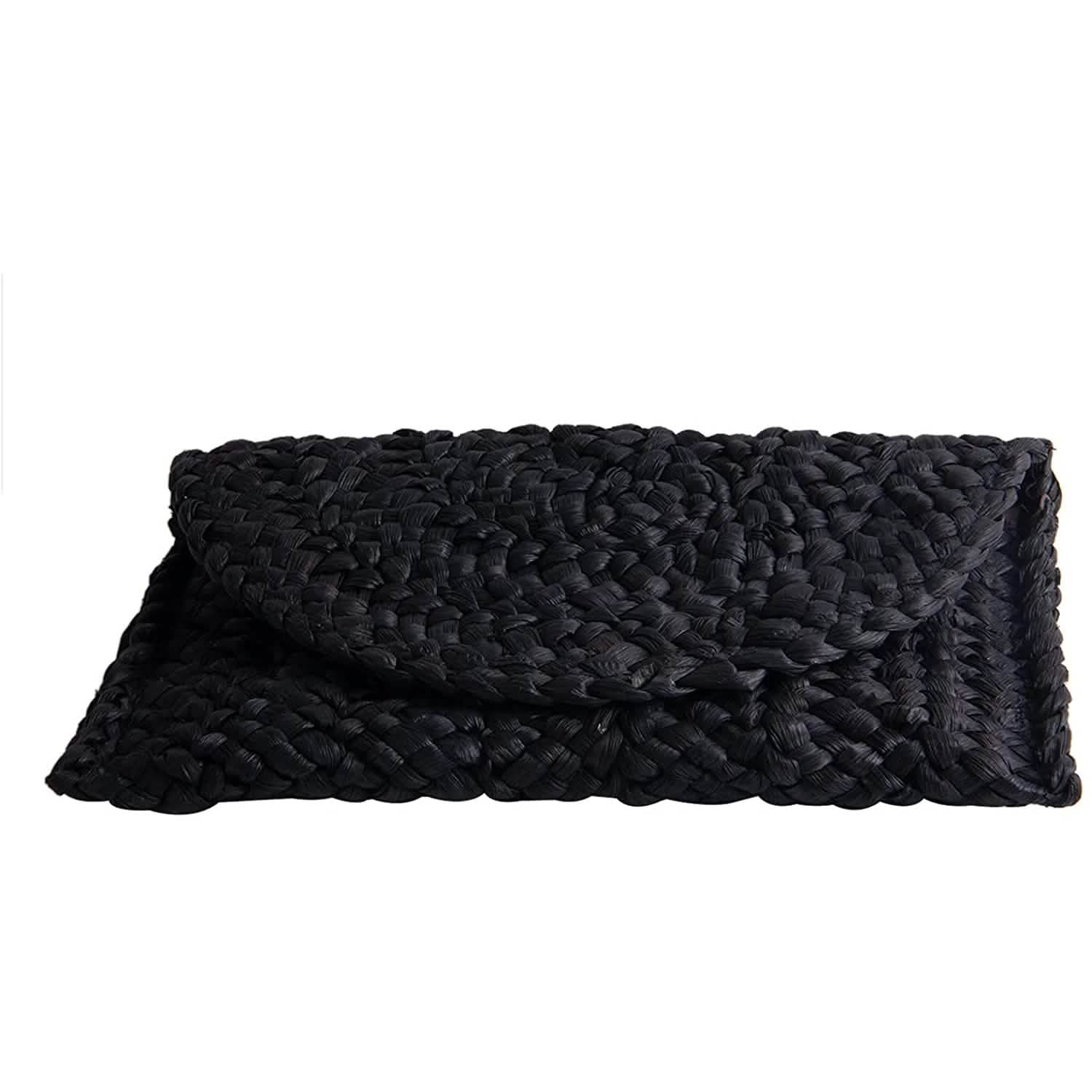 Women's Straw Clutch Purse